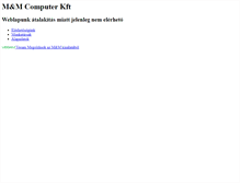 Tablet Screenshot of mmcomputer.hu